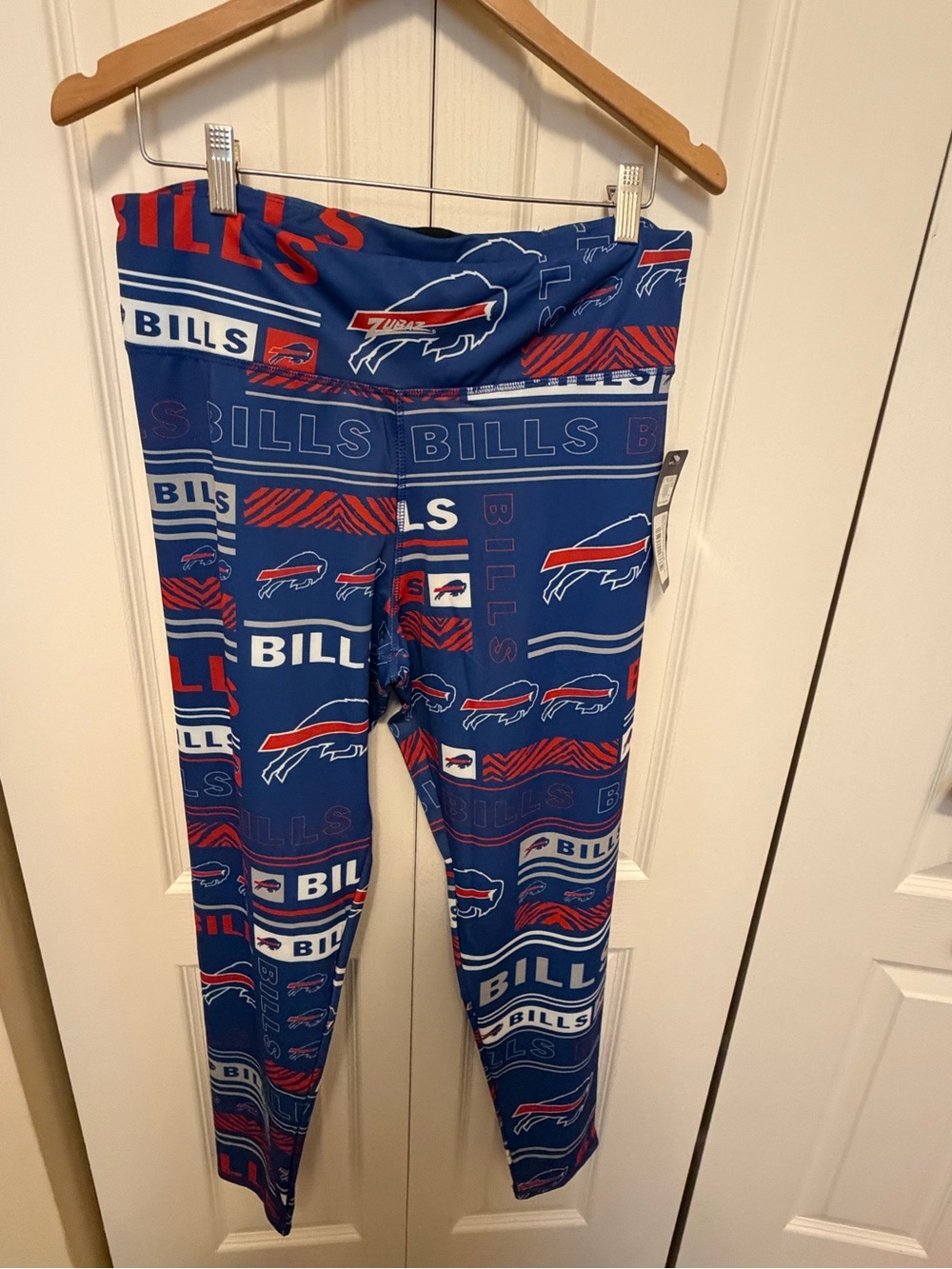 Buffalo David Bitton Blue and Red Kids' Logo Leggings